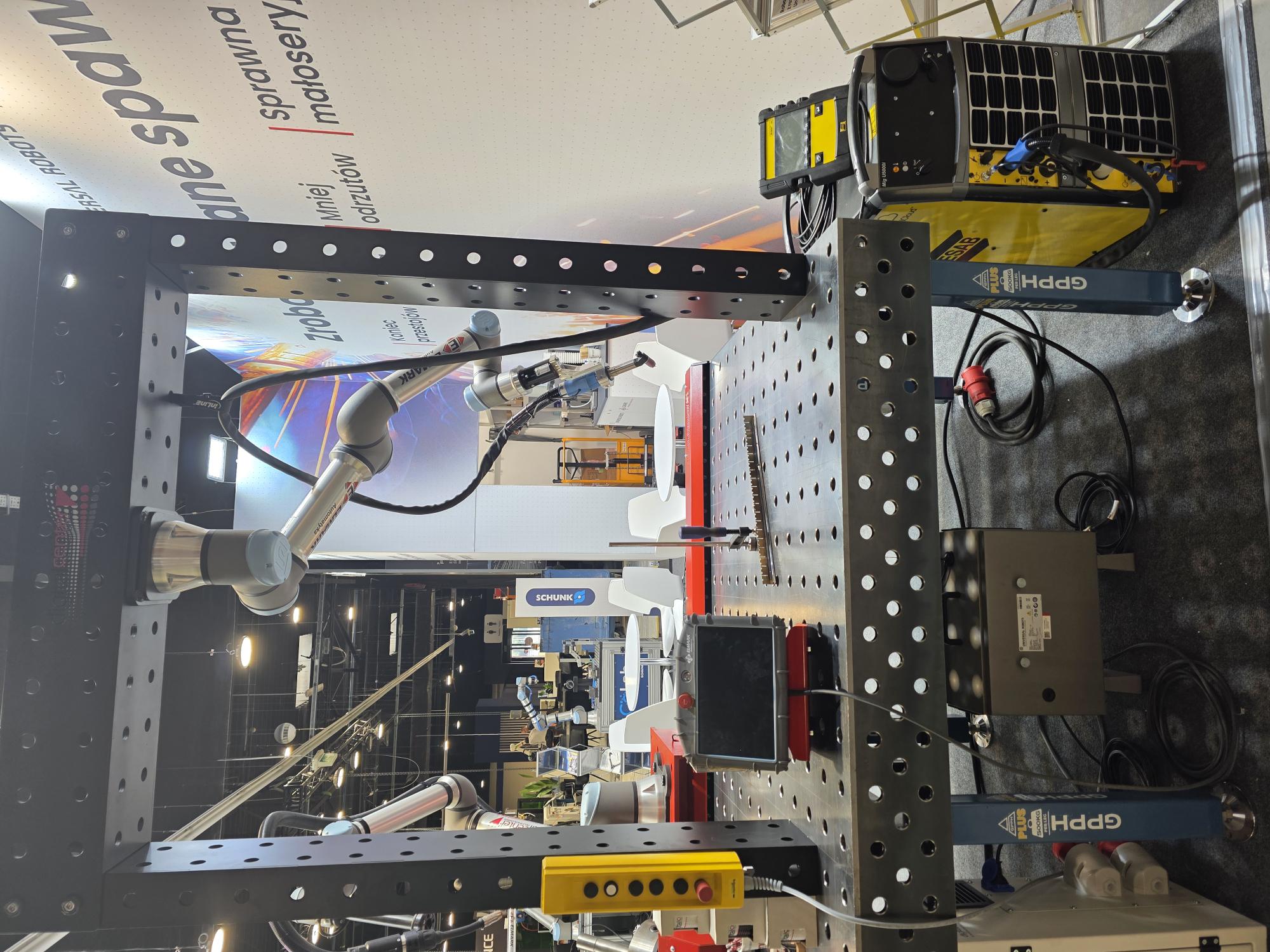 Stoisko Digital Center — stanowisko spawalnicze